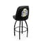 Holland Bar Stool Co Logo Grizzly South Dakota State 36 in. Swivel Bar Stool with Black Wrinkle Finish L048 - alternate 1