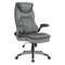 Office Star Products Exec Bonded Lthr Seating Office Chair, Charcoal / Titanium ECH17057-EC42 - alternate 1