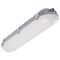 Nuvo 20W LED 2 Foot Linear Vapor Proof Fixture, Emergency Battery, Integrated Microwave Sensor, 120-347V 65/838 - alternate 1