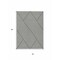 Homeroots 3' X 5' White And Black Geometric Washable Indoor Outdoor Area Rug 612160 - alternate 2