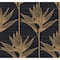 York Wallcoverings Bird of Paradise Black and Gold Wallpaper TC2674 - alternate 1