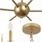 Jonathan Y Ainsley 35" 6-Light Grand Traditional Farmhouse Adjustable Swooping Arm Candle-Style Metal LED Chand JYL9562B - alternate 4