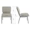 Flash Furniture Gray Dot Fabric Church Chair, PK4 4-FD-CH0221-4-SV-GYDOT-BAS-GG - alternate 2
