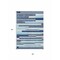 Homeroots 5' X 8' Blue Gray And Ivory Striped Washable Indoor Outdoor Area Rug 613261 - alternate 2