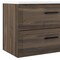 Homeroots 32" Dark Brown Wood Freestanding Bathroom Vanity With White Sink And Two Drawers 627381 - alternate 2