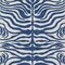 Homeroots 5' X 8' Navy Blue And Ivory Animal Print Washable Indoor Outdoor Area Rug 600631 - alternate 4