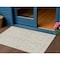 Homeroots 3' X 5' Beige And Ivory Geometric Washable Indoor Outdoor Area Rug 595703 - alternate 1