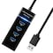 Sanoxy USB 3.0 Hub 4-Port Adapter Charger Data Sync Super Speed PC Mac Laptop Desktop (Black) SNX-CABLE58 - alternate 2