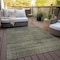 Homeroots 9' X 12' Brown Beige And Taupe Striped Washable Indoor Outdoor Area Rug 588080 - alternate 2