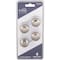 Hardware Resources KasaWare 1-3/16'' Dia. Satin Nickel Cabinet Knob, 4PK K778SN-4 - alternate 2