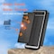 Alpha Digital Power Bank- 10,000mAh, Solar, 4 Cables, Wireless Charging - Black ZL809-BK - alternate 3