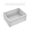 Whitehaus Collection 24 in Reversible Single Bowl Fireclay Kitchen Sink with Grid WHRP2418-W - alternate 4