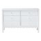 Baxton Studio Hoffman Dresser with Scalloped Apron and Turned Legs, White 272-14816-ZORO - alternate 2