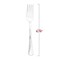 Smarty Had A Party Shiny Metallic Groove Silver Plastic Forks (600 Forks), 600PK 7955SGR-CASE - alternate 2