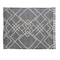 Homeroots Charcoal and Off White Geometric Queen Cotton Coverlet With Fringe 548242 - alternate 4
