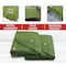 Mytee Products Mytee Products 20ft x 40ft Green Canvas Tarp 12oz Heavy Duty Water Resistant CT20-40-G - alternate 5