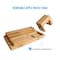 Trexonic Bamboo 4-Port Apple Watch and Iphone Charging Stand with 3 Device Slots and Pen Holder TRX-1100WOOD - alternate 1