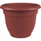 Bloem Self-Watering Planter, 1 gal Capacity, 8 in Dia x 8.8 in H, Resin, Clay Texture, Amaranth AP0813 - alternate 4