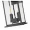 Z-Lite Tiberius 2 Light Outdoor Wall Light, Black/Clear Seedy, 8.75 In W x 18 In H 5017M-BK - alternate 3