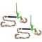 Mytee Products HiViz Green Folding Handle Ratchet Pro-Binder w/ 3/8 in-5/16 inGrab Hook 7100WLL, 2PK CBRS-FH38-C-SGHx2 - alternate 1