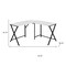 Homeroots 55" White and Black L Shape Computer Desk 376540 - alternate 4