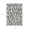 Homeroots 8' X 10' Ivory And Black Geometric Washable Indoor Outdoor Area Rug 599205 - alternate 2
