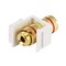 Monoprice Keystone Jack, Banana Jack, Ivory 8436 - alternate 3