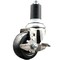Service Caster 3.5 Inch 316SS Soft Rubber Wheel Swivel 1-5/8 Inch Expanding Stem Caster Brake SCC-SS316EX20S3514-SRS-TLB-158 - alternate 1