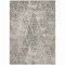 Homeroots 9' X 12' Ivory Charcoal And Beige Geometric Washable Indoor Outdoor Area Rug 577569 - alternate 2