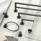 Gatco Glam 24" Towel Bar, Matte Black 4630MX - alternate 2