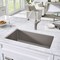 Blanco Precis SILGRANIT 32in Super Single Undermount Kitchen Sink - Truffle 441297 - alternate 2