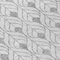 Homeroots 8' Silver And Gray Round Geometric Washable Indoor Outdoor Area Rug 595771 - alternate 3