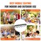 Vevor 6FT Plastic Folding Bench Portable Outdoor Bench for Picnic Garden White SN-D183-2 - alternate 3