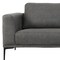 Homeroots 87" Dark Gray Sofa With Black Legs 480930 - alternate 2