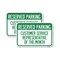 Signmission Reserved Parking Customer Service Representative of the, 12'' X 18'', Heavy Gauge Aluminum, 2PK A-1218-2PACK-23136 - alternate 1