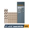 Powertec 1/2" & 9/32" Cobalt Drill Bits Assorted Size M35 HSS Jobber Length Twist Bits with 135 Deg Tip QDB2103 - alternate 1