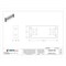 Raco Electrical Box, 72.8 cu in, Gang Box Type, 4 Gangs, Galvanized Steel, Rectangular Shape 953 - alternate 2