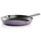 Megachef Round 10.25 Inch Enameled Cast Iron Skillet in Gradient Purple 750124522M - alternate 2