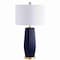 Jonathan Y Roman 28.5" Ceramic LED Table Lamp, Navy JYL5045A - alternate 3
