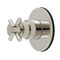 Kingston Brass Single-Handle Six-Way Diverter Valve with Round Trim Kit, Polished Nickel KS4036DX - alternate 1