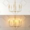 Jonathan Y Amoros 27.25" 8-Light Modern Mid-Century Iron LED Chandelier, Gold Painting JYL7900B - alternate 2