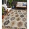 Homeroots 5' X 8' Beige Copper And Gray Southwestern Washable Indoor Outdoor Area Rug 615111 - alternate 1