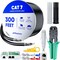 Maximm 300ft Cat7 Ethernet Cable Kit with Crimp Tool & RJ45 Connectors, Black C7KT-300FT - alternate 1