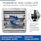 Ipower 10 Inch Shutter Exhaust Fan Aluminum+  fan speed controller + Disposal Power Cord Kit HIFANXEXHAUST10CTB - alternate 3