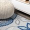 Jonathan Y Julien Paisley High-Low Blue/Light Gray 2 ft. x 8 ft. Indoor/Outdoor Runner Rug AMC102C-28 - alternate 2