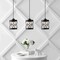 Jonathan Y Marelle 6.5" 1-Light Farmhouse Industrial Iron Filigree Caged Jar LED Pendant, Oil Rubbed Bronz, 3PK JYL7909B-SET3 - alternate 5