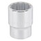 Vulcan Drive Socket, 29 mm Socket, 3/4 in Drive, 12-Point, Chrome Vanadium Steel, Chrome MT-SM6029 - alternate 1
