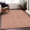 Homeroots 8' X 10' Copper And Ivory Geometric Washable Indoor Outdoor Area Rug 602356 - alternate 3