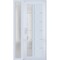 Vdomdoors Front Exterior Prehung FiberGlass Door Frosted Glass / Manux 8088 White Silk / Sidelight Exterior W MANUX8088EXD-WS-W36+14 x H80-RH - alternate 1