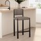 Manhattan Comfort Lennor Metal Boucle Counter Stool in Mushroom CS1529-3 - alternate 1